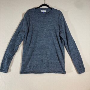 Artefact Sweater Mens Sz XL Charcoal 100% Merino Wool Lightweight Knit Crewneck‎